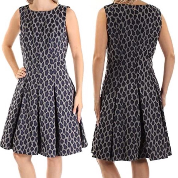Tommy Hilfiger Dresses & Skirts - TOMMY HILFIGER Sleeveless Animal Jacquard Dress 18
